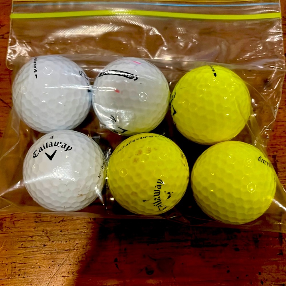Callaway Used Golf Balls Bundle 6 Super Soft